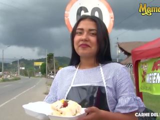 Carne Del Mercado - Big Booty Latina Picked Up for Some stupendous xxx film - Mamacitaz