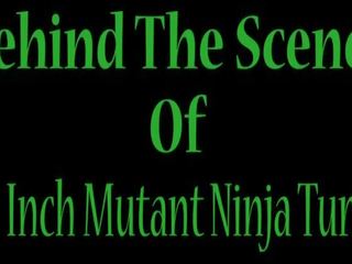 Phía sau các cảnh của ten inch mutant ninja turtles!