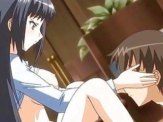 Rinnakas anime meeldima naine võtab a paks võll