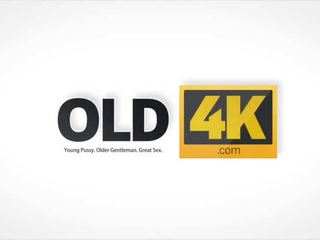 Old4k. Young Round Ass Vs Hard Old cock