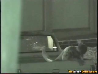 Spying On A Couple Fucking In The Back Of A Pickup