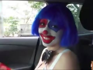 Incredible sedusive Clown Gives A Head And Fucked