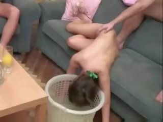 Young russion ýaşlar sweetheart gets drnuk and fucked